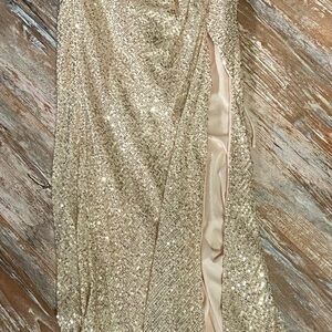 Cinderella Gold Maxi Skirt for Formal Events